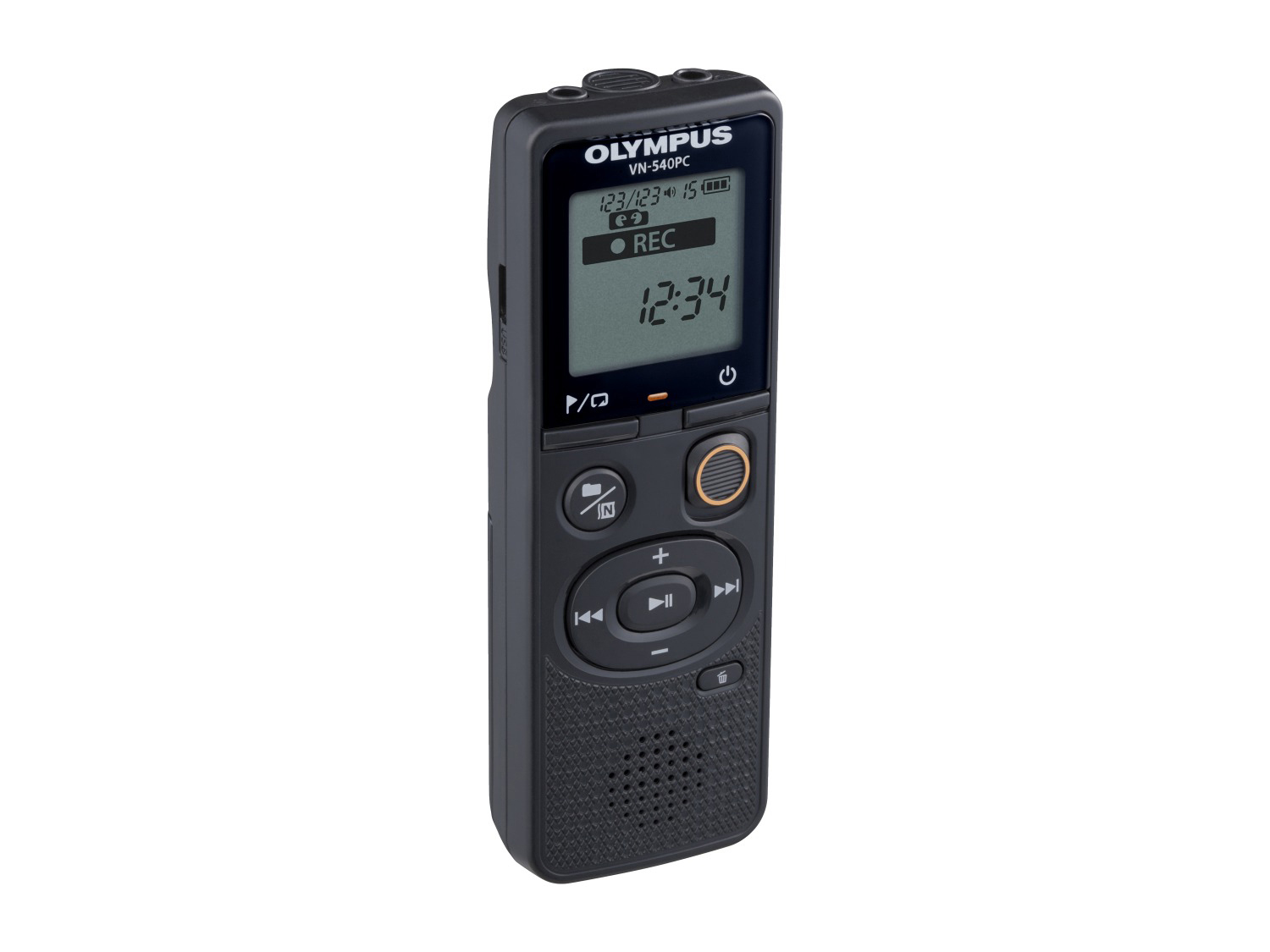 OLYMPUS VN 540 PC Notetaker für unterwegs Diktiergerät, Schwarz