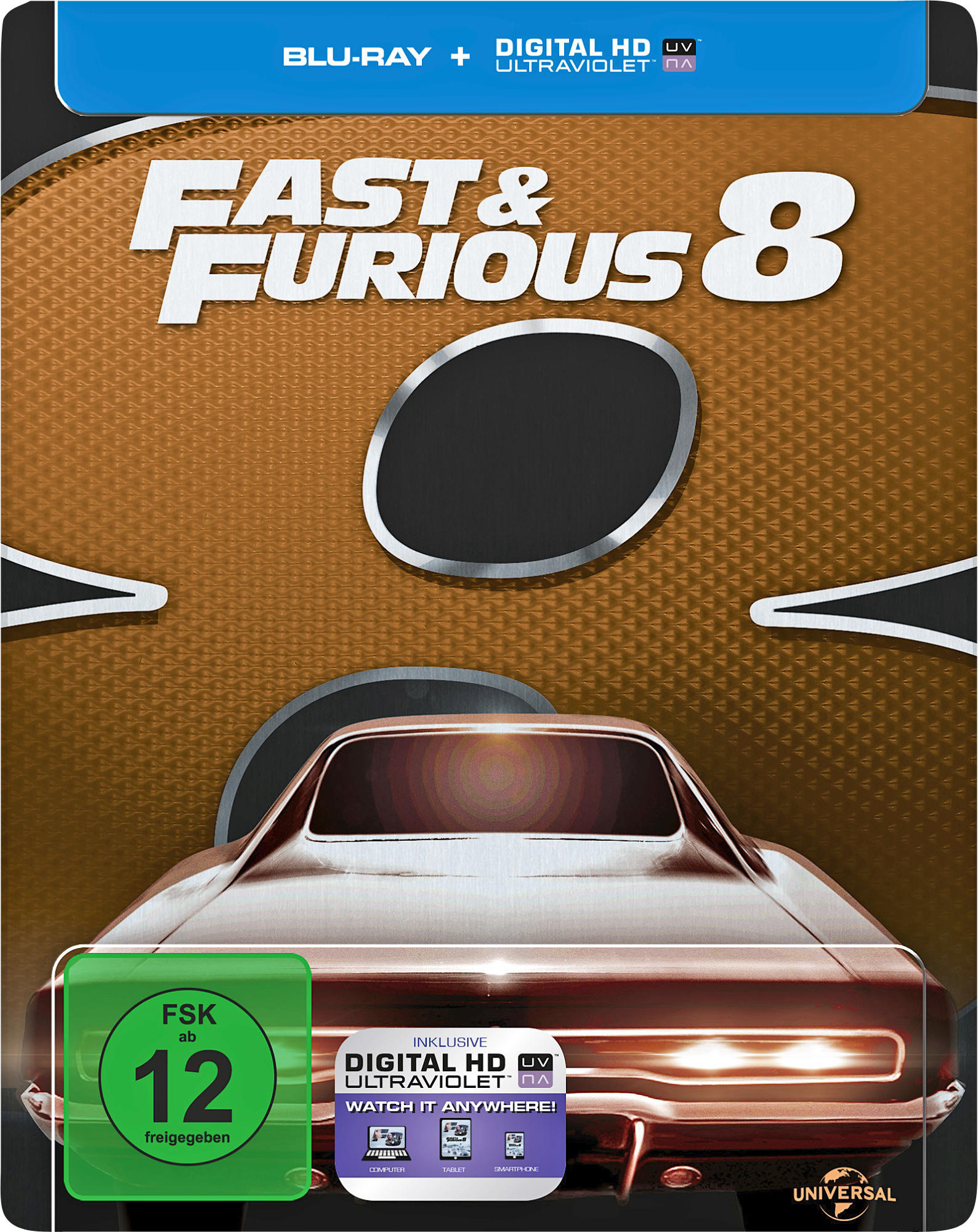 Fast & Furious 8 Steelbook exklusiv Blu-ray