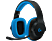 LOGITECH G233 - Casque de jeu, Noir/Bleu