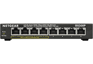 NETGEAR Switch 8-Port GS308P-100PES