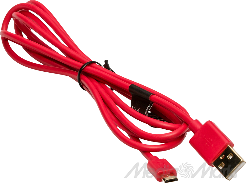 Piros USB kábel.