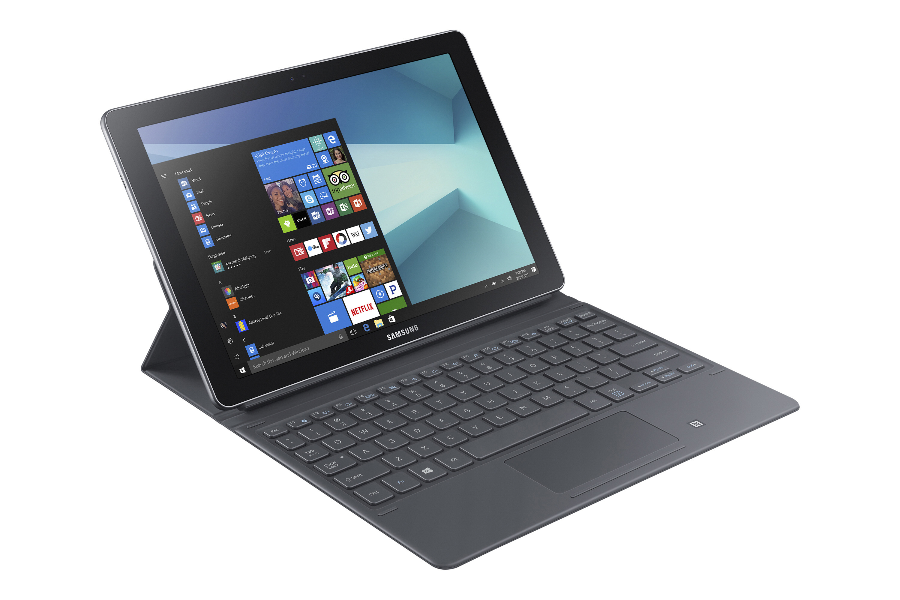 SAMSUNG Galaxy Book 10.6 Wi-Fi - 10,6 Zoll - Intel® Core™ m3 m3-7Y30 - 4 GB - 64 GB - Intel® HD 610 - Windows 10 Home (64 Bit)