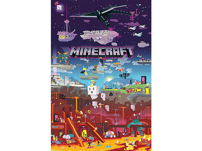 GB EYE Minecraft Poster World Beyond  Großformatige Poster
