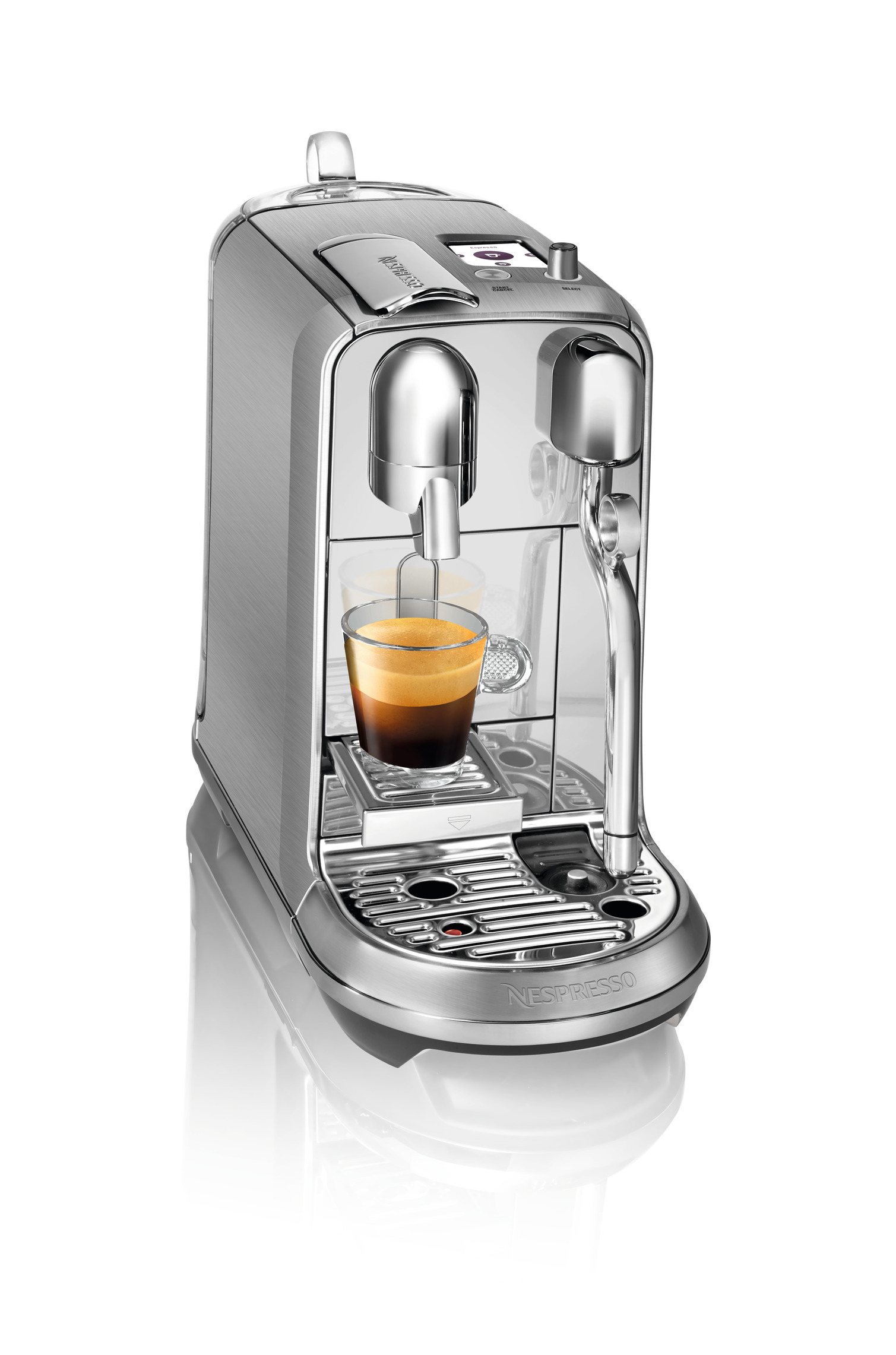 NESPRESSO J520-EU-ME-NE Creatista Plus Kapselmaschine Edelstahl
