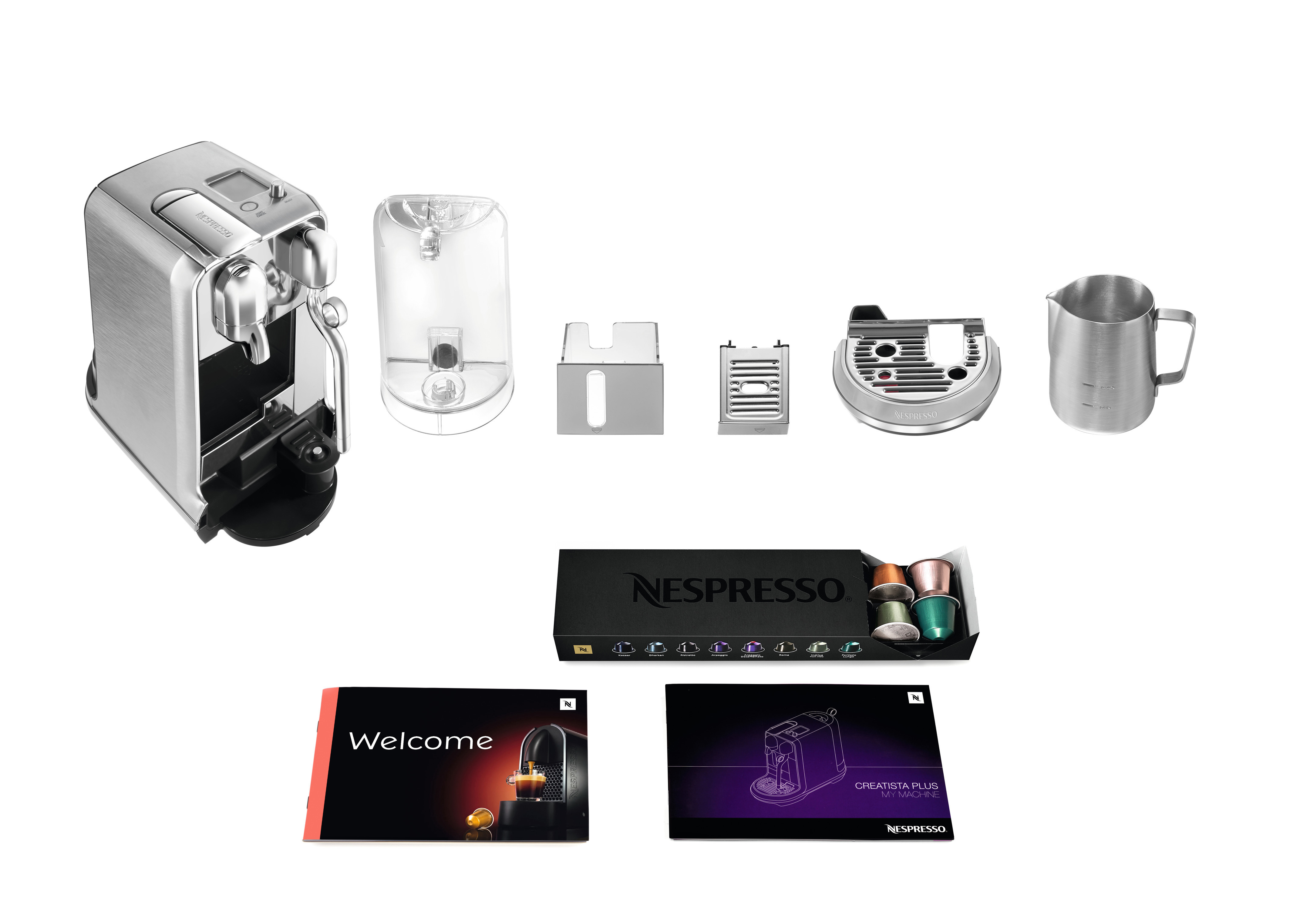 NESPRESSO J520-EU-ME-NE Creatista Plus Kapselmaschine Edelstahl