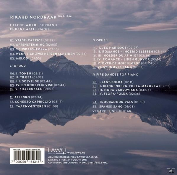 Wold, Helene / Asti, Eugene - Songs And Piano Music  - (CD)