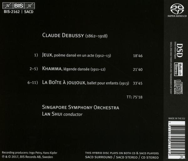 Singapore Symphony Orchestra - Jeux-die drei Ballette  - (SACD Hybrid)
