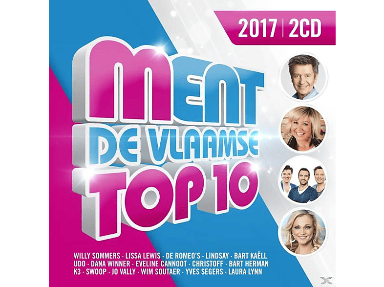 Verschillende artiesten - Ment - De Vlaamse top 10 2017 CD