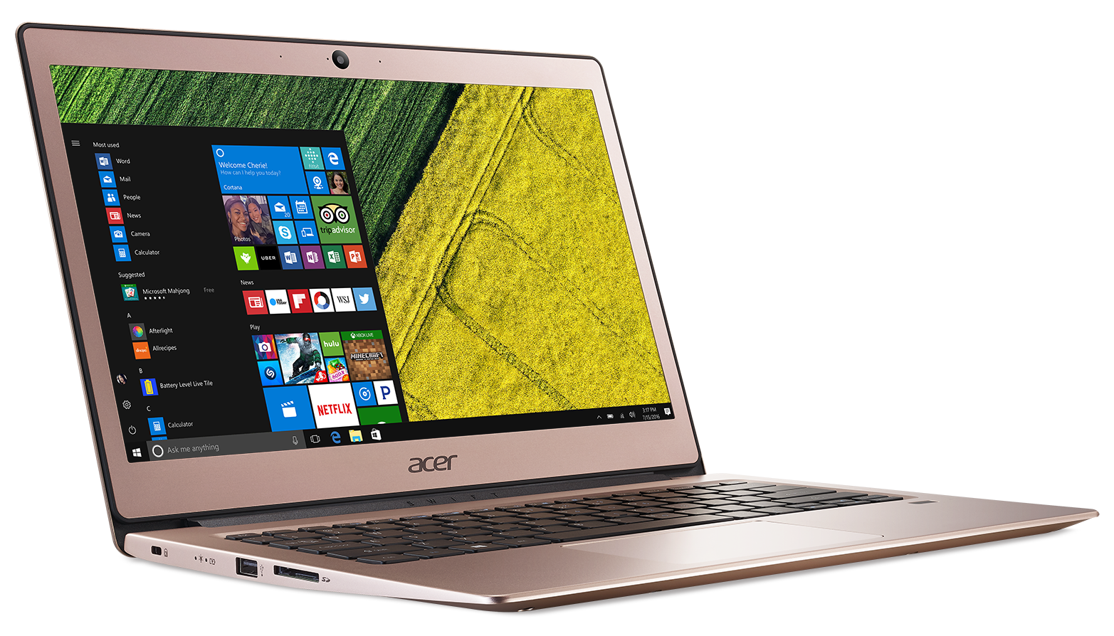 ACER Laptop Swift 1 SF-113-31-P2VE Intel Pentium N4200 Pink (NX.GPSEH.002)