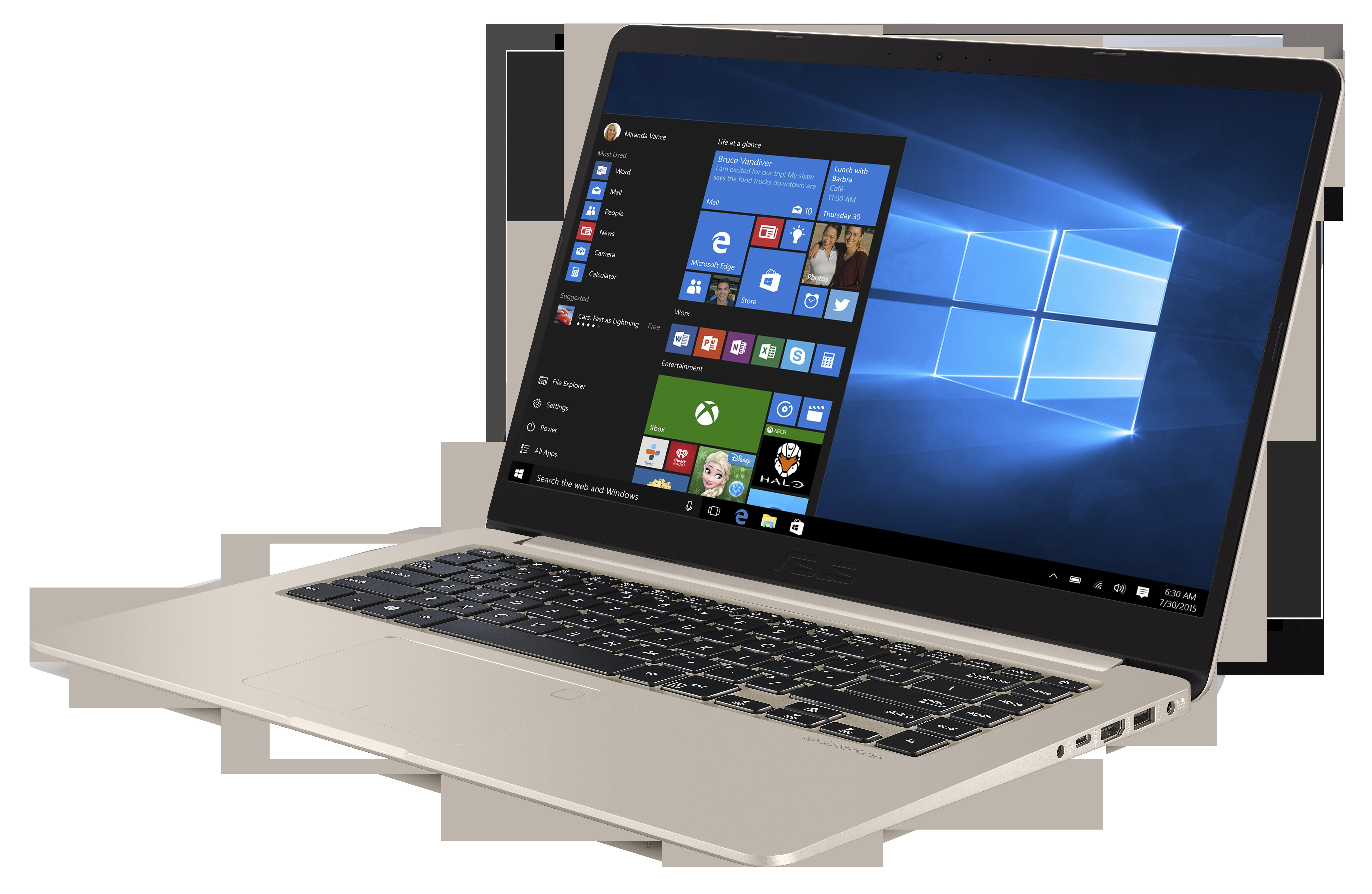 ASUS S510UQ-BQ182T - 15,6 Zoll - Intel® Core™ i7 i7-7500U - 8 GB - 256 GB - Windows 10 Home (64 Bit)