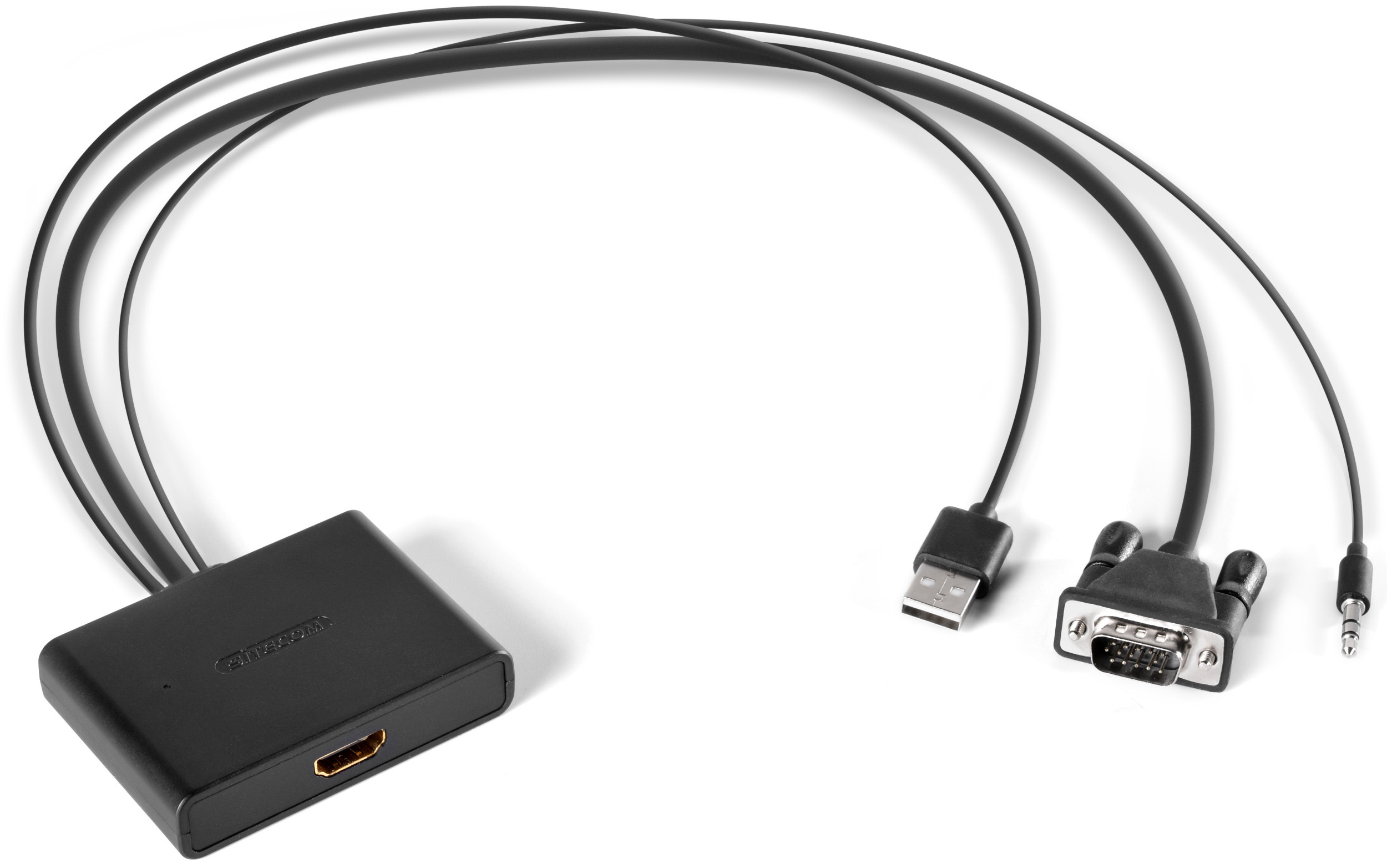 SITECOM Adaptateur VGA - Audio - HDMI (CN-352)