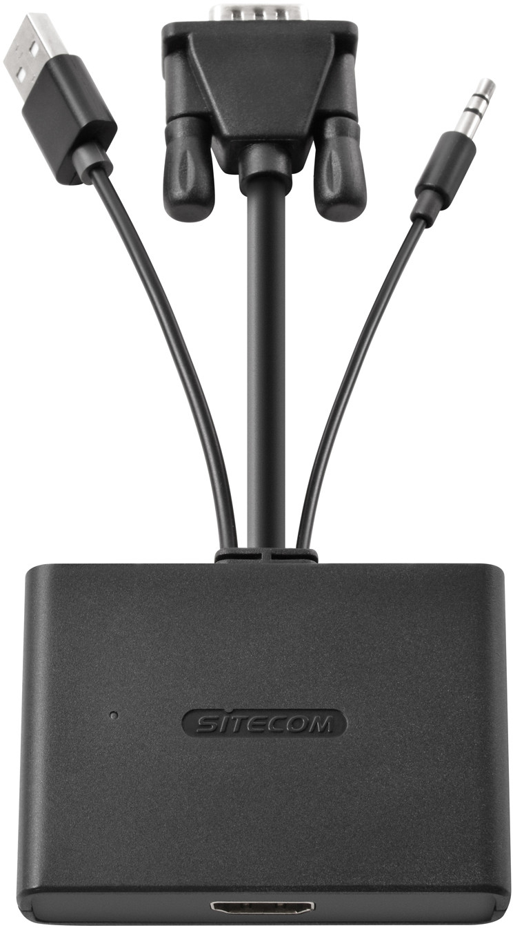 SITECOM Adaptateur VGA - Audio - HDMI (CN-352)