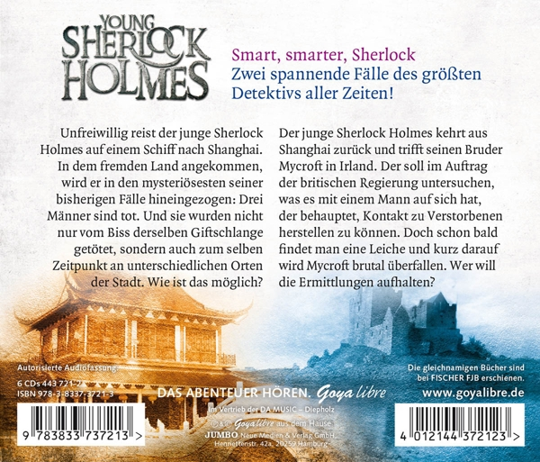 Jona Mues - Young Sherlock Holmes (5.+6.).Der Tod Kommt Leise  - (CD)