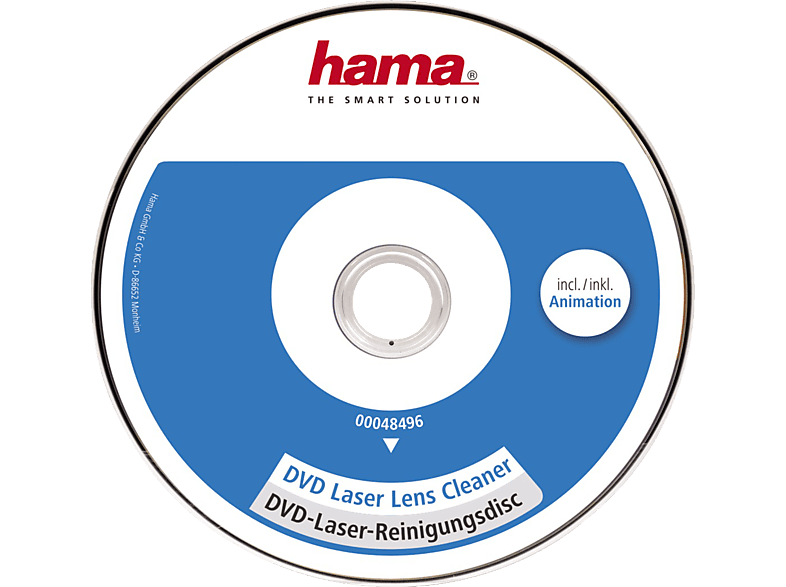 HAMA 48496 - DVD Laserreinigungsdisc, animiert