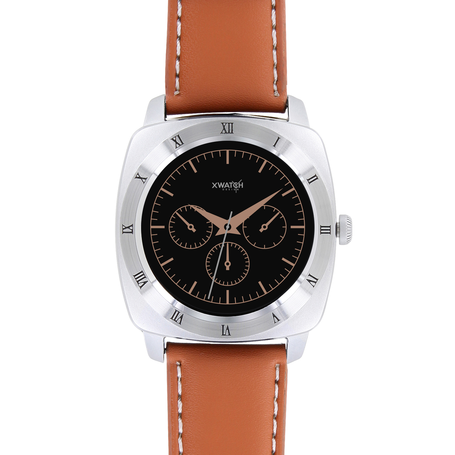 XLYNE NARA XW Pro 24mm , Wechselarmband, Cognac light brown 