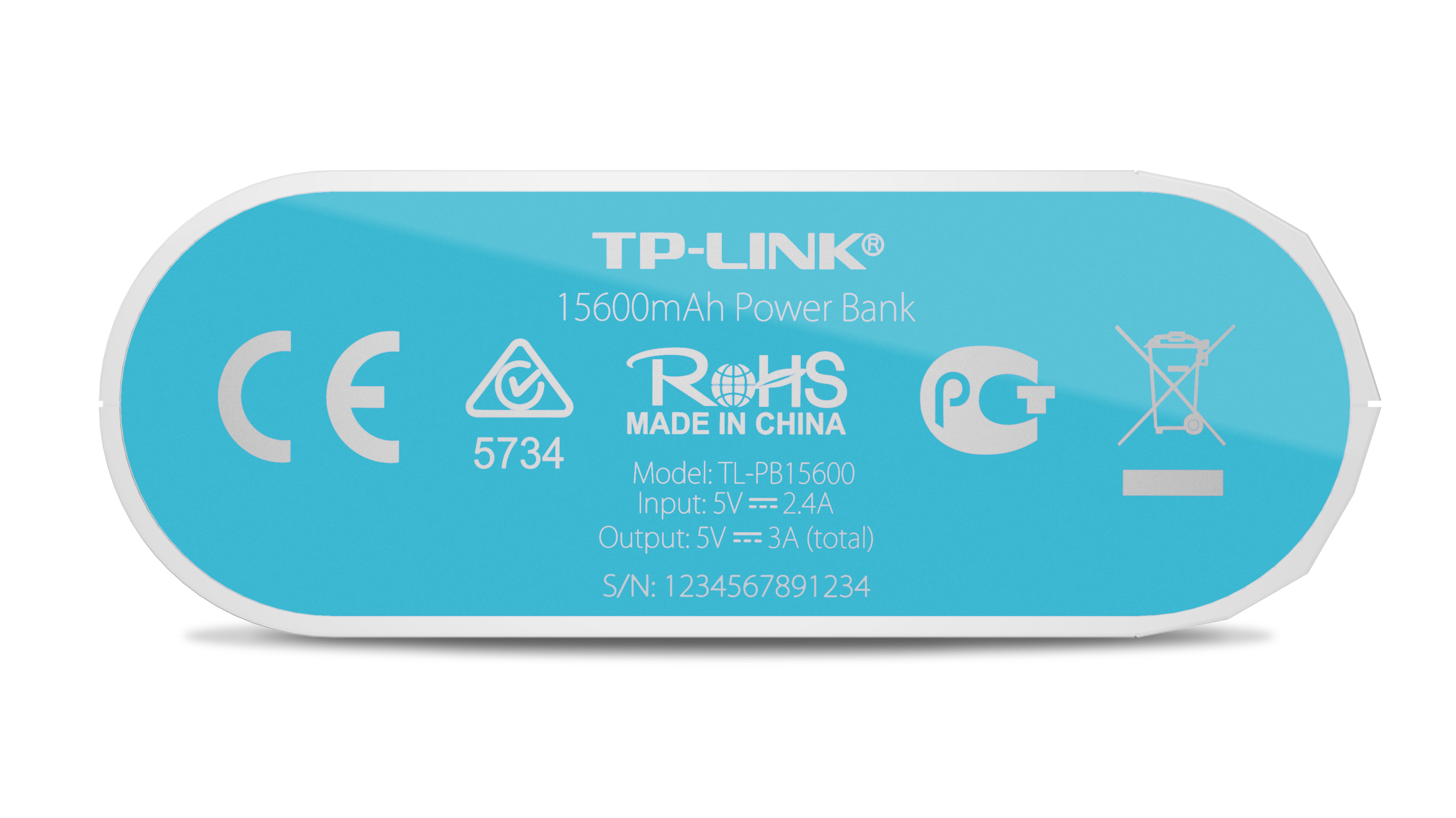 TP-LINK TL-PB15600 Powerbank 15600 mAh Weiß
