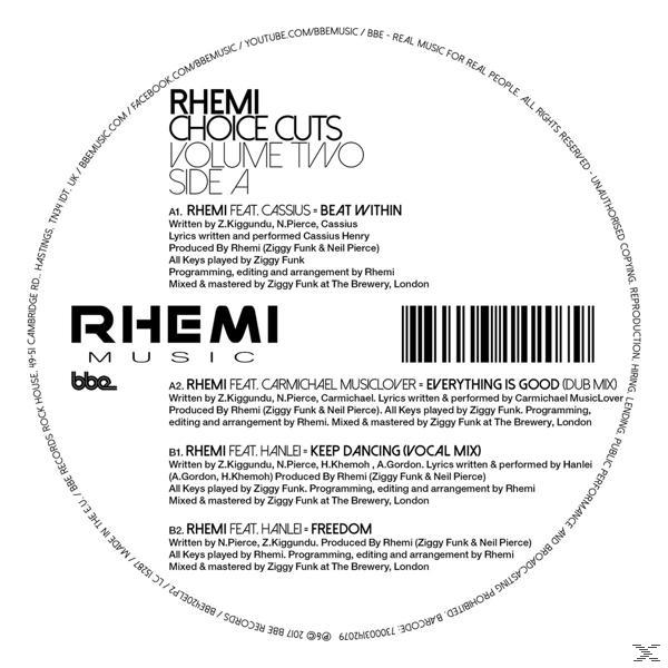 - 2 Cuts - Choice Rhemi (Vinyl) EP