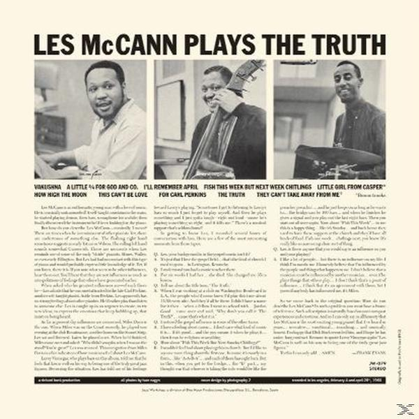 Les Mccann - The Truth  - (Vinyl)