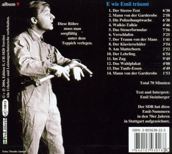 Albumcover. Ein Mann in Overalls und eine Liste von Songs.