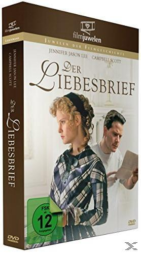 DVD-Cover mit einer Frau, die nach unten schaut, und einem Mann, der einen Brief hält.