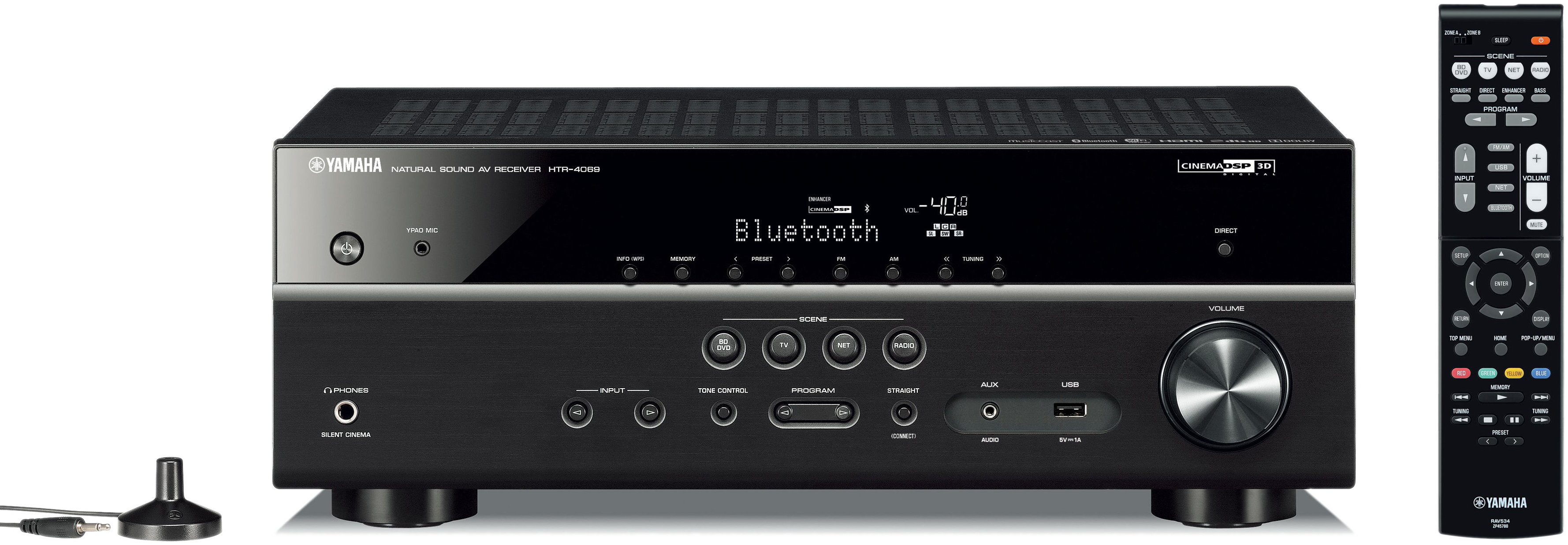 YAMAHA Heimkino Receiver HTR-4069, schwarz
