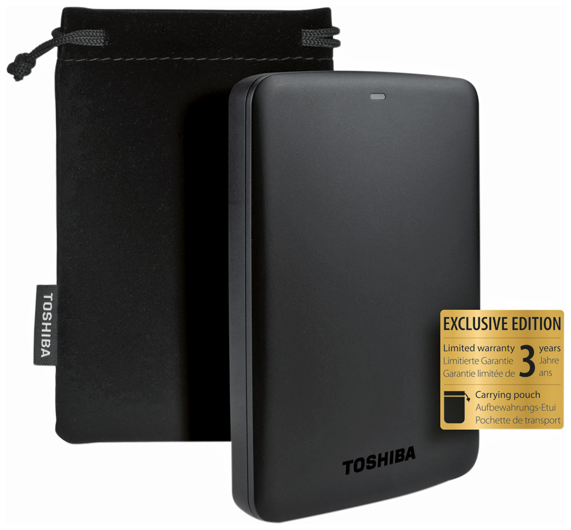Disco duro de 1 TB - Toshiba Canvio Basics Edición especial HDTB310MK3AA, 2.5 pulgadas, USB 3.0,