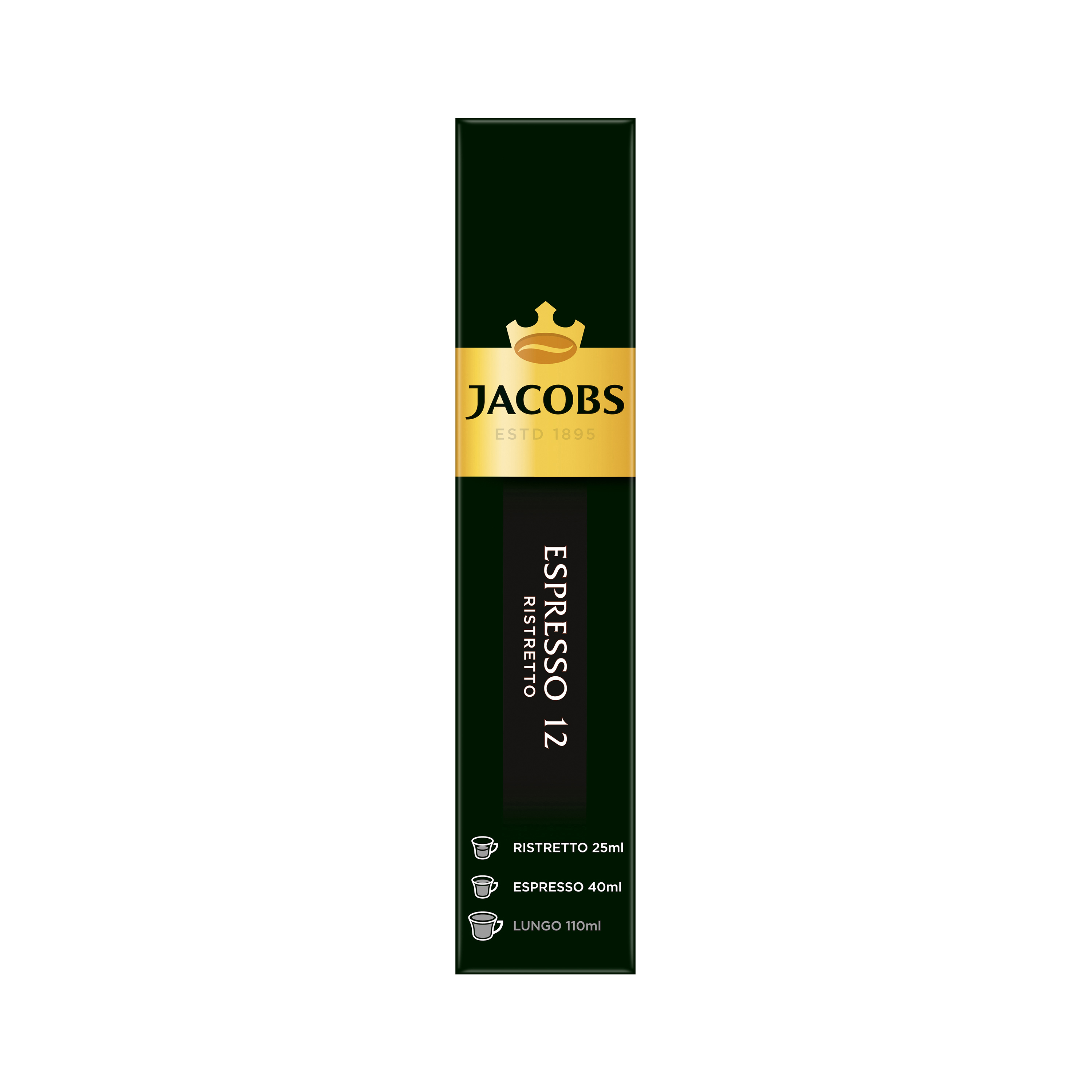 JACOBS 4018926 Espresso 12 Ristretto Kaffeekapseln (Nespresso)