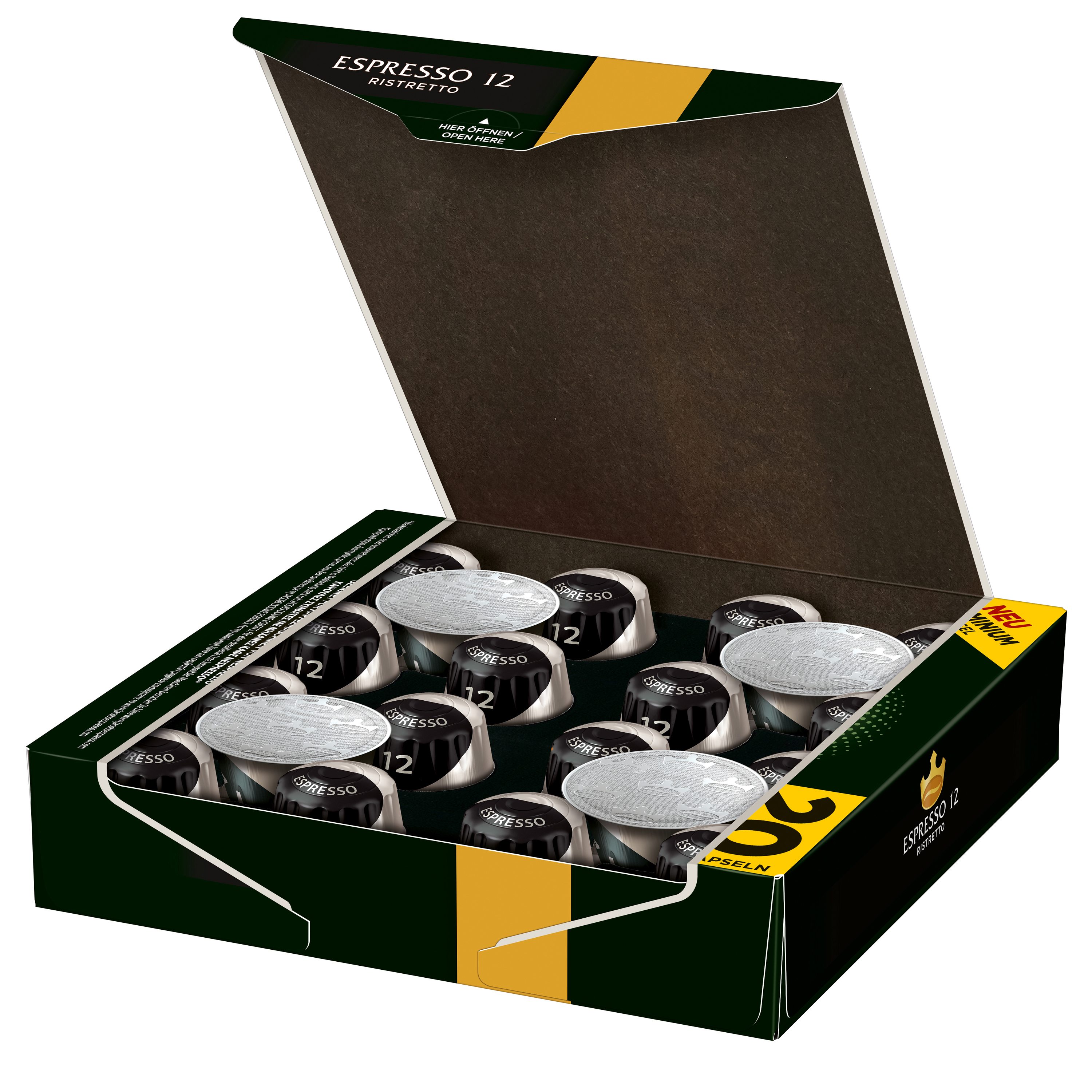 JACOBS 4018926 Espresso 12 Ristretto Kaffeekapseln (Nespresso)