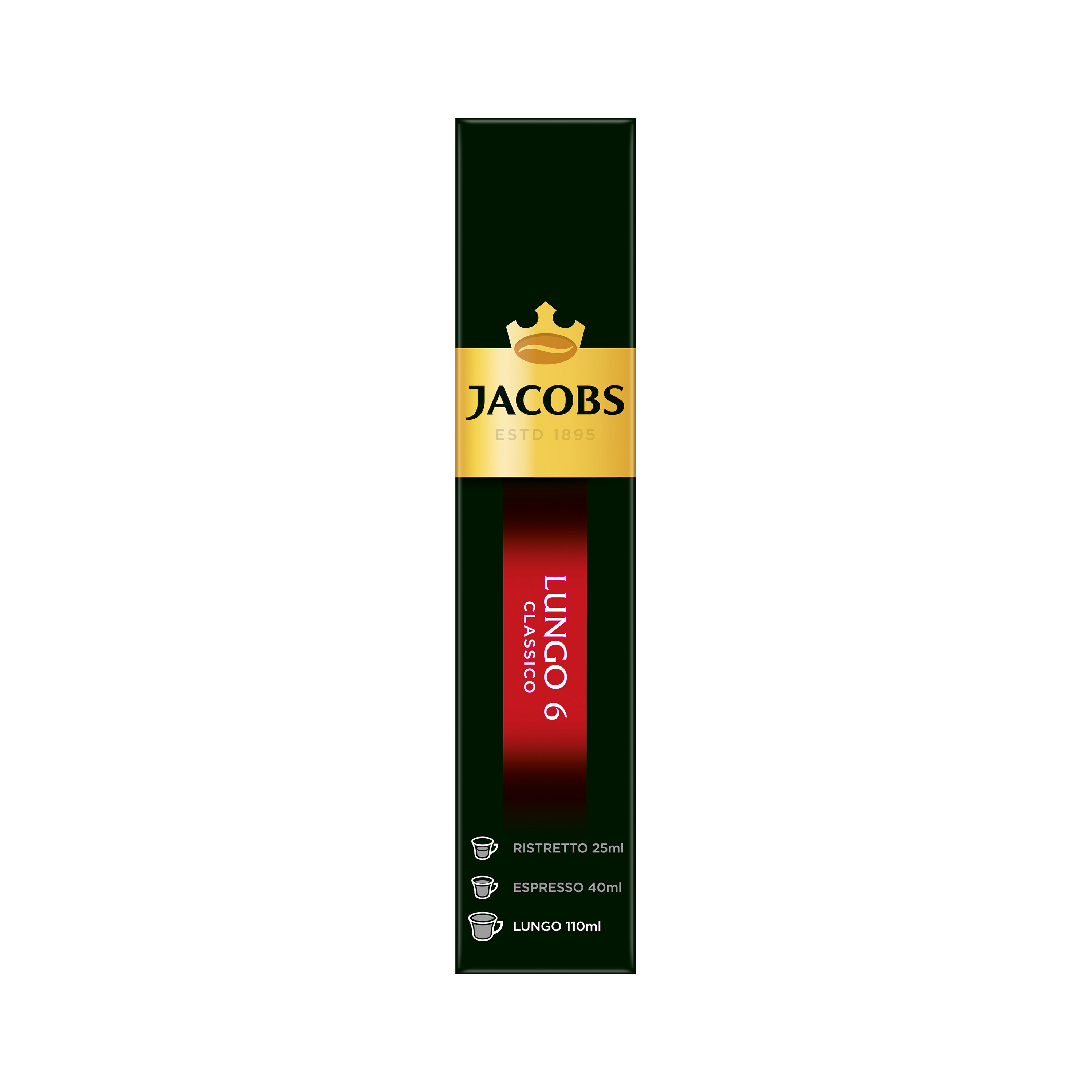 JACOBS 4057023 Lungo Classico Kaffeekapseln (Nespresso)