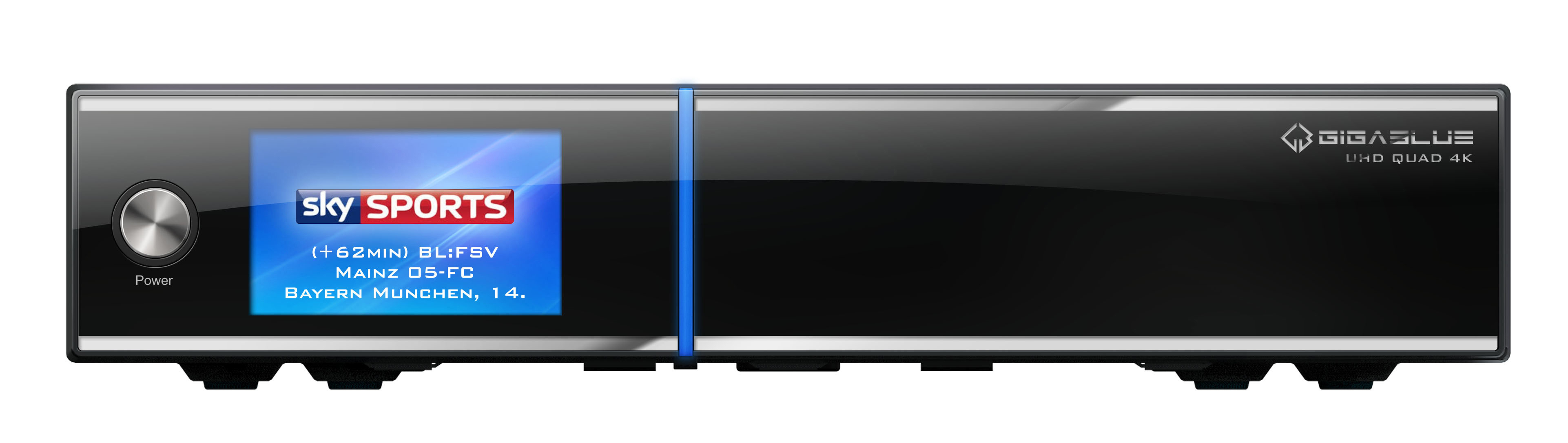 GIGABLUE UHD Quad 4K  Sat-Receiver (HDTV, PVR-Funktion, DVB-S2, Schwarz)