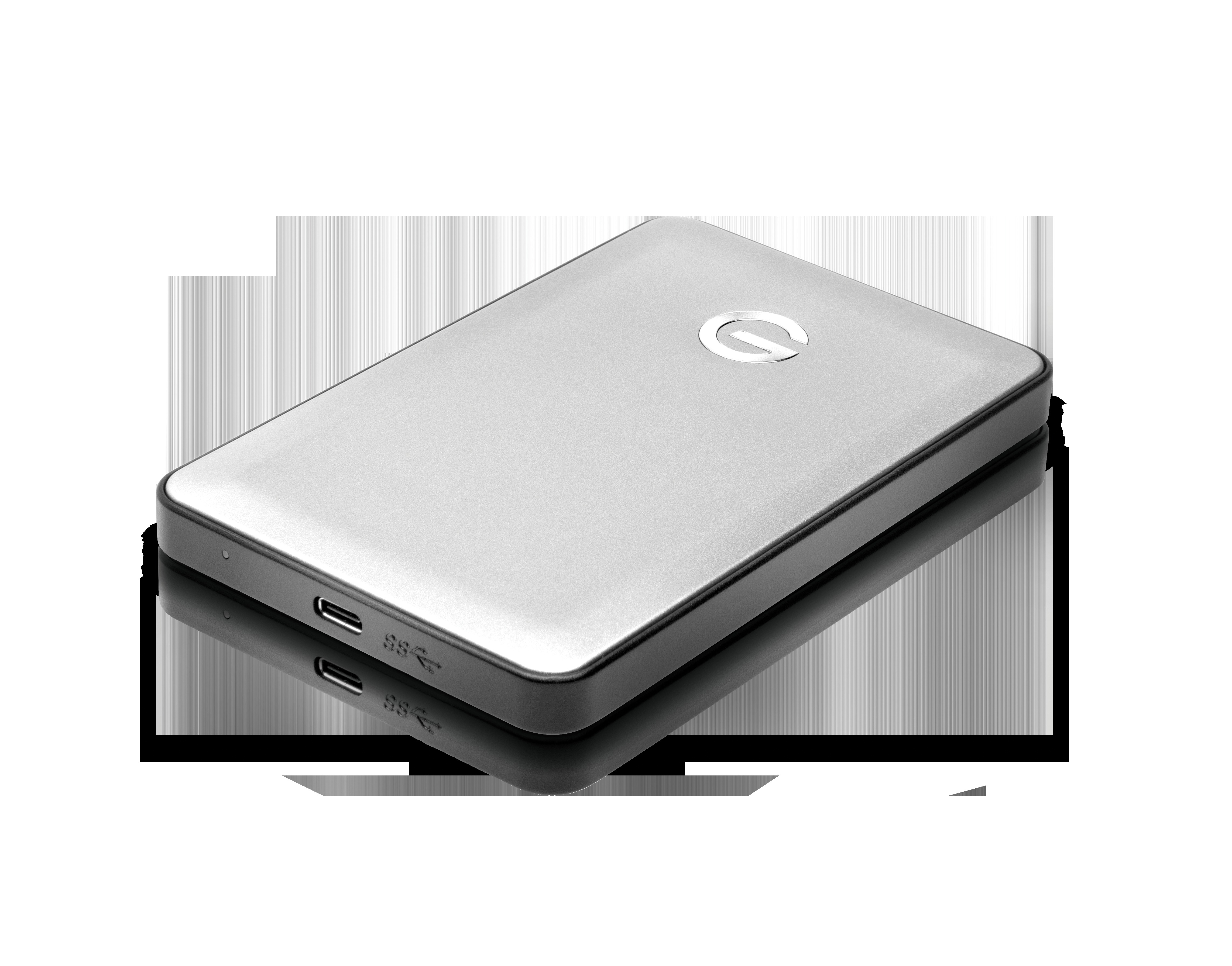 G-TECHNOLOGY G-Drive mobile USB-C Festplatte, 1 TB HDD, 2,5 Zoll, extern, Silber