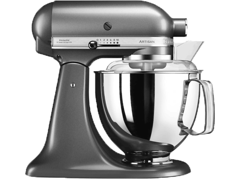 KITCHEN AID Artisan Robotgép, Medálezüst KA5KSM175EMS 4,83 Liter, 300W