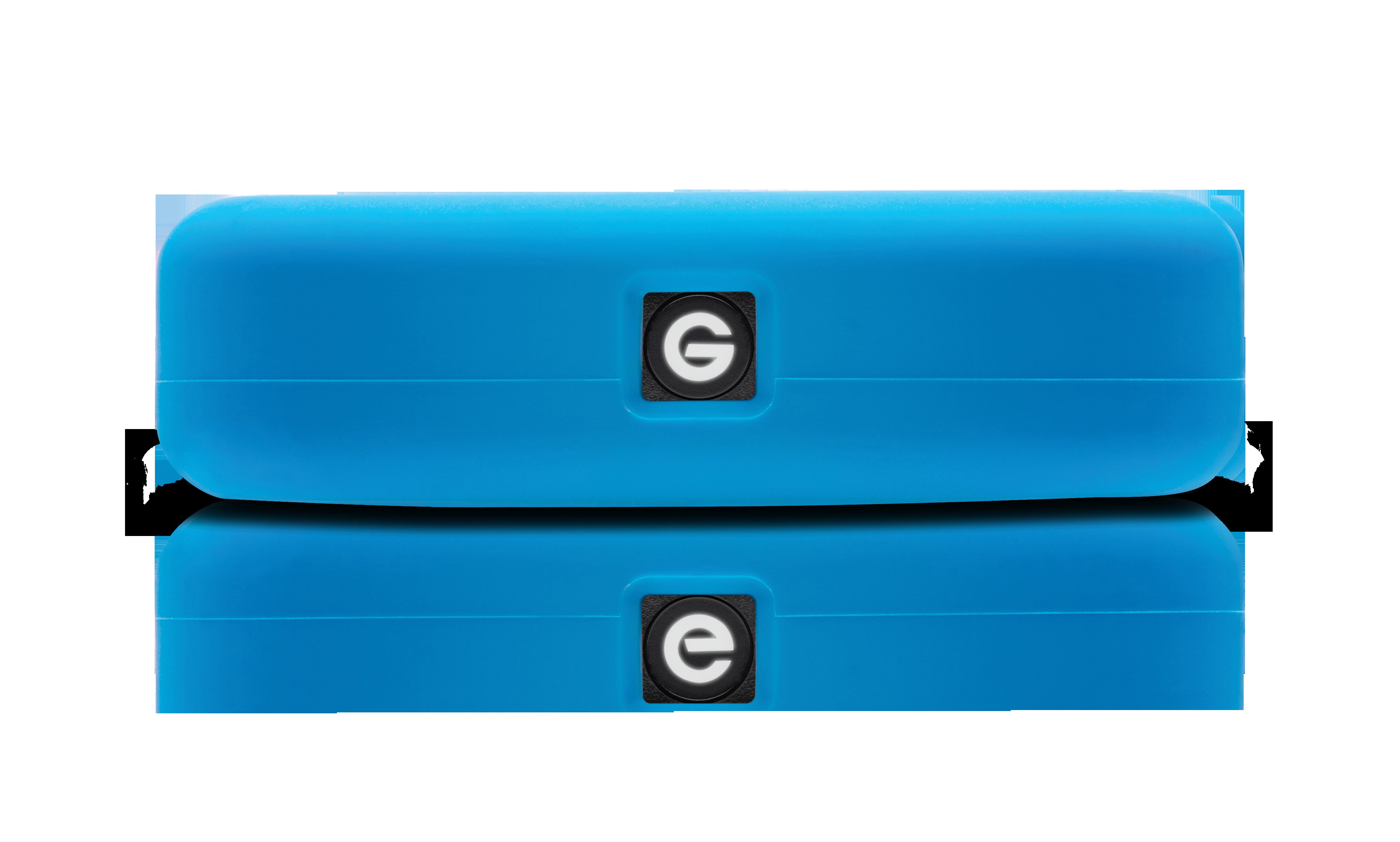 G-TECHNOLOGY G-Drive ev RaW Festplatte, 1 TB SSD, 2,5 Zoll, extern, Schwarz/Blau