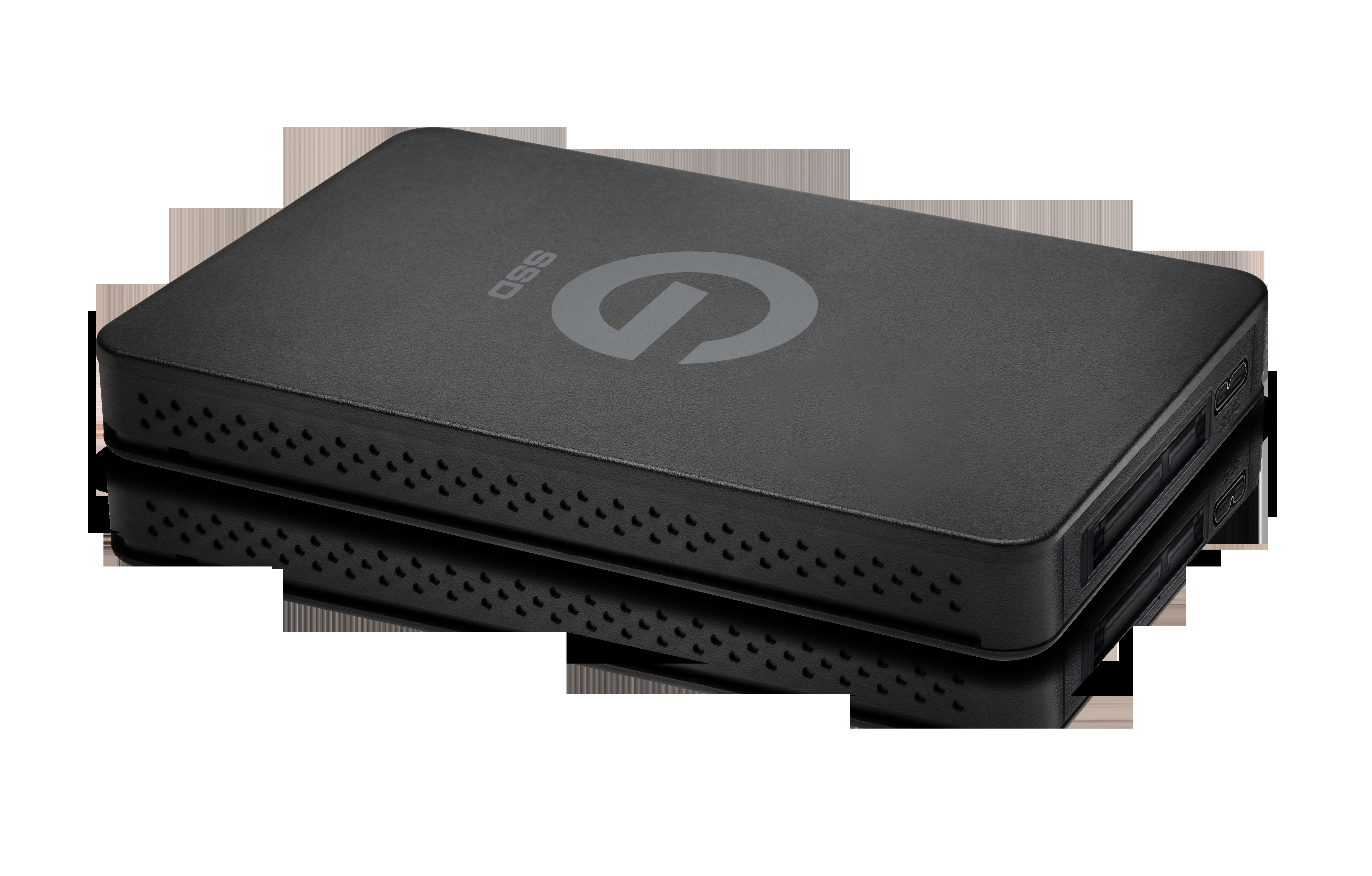 G-TECHNOLOGY G-Drive ev RaW Festplatte, 1 TB SSD, 2,5 Zoll, extern, Schwarz/Blau