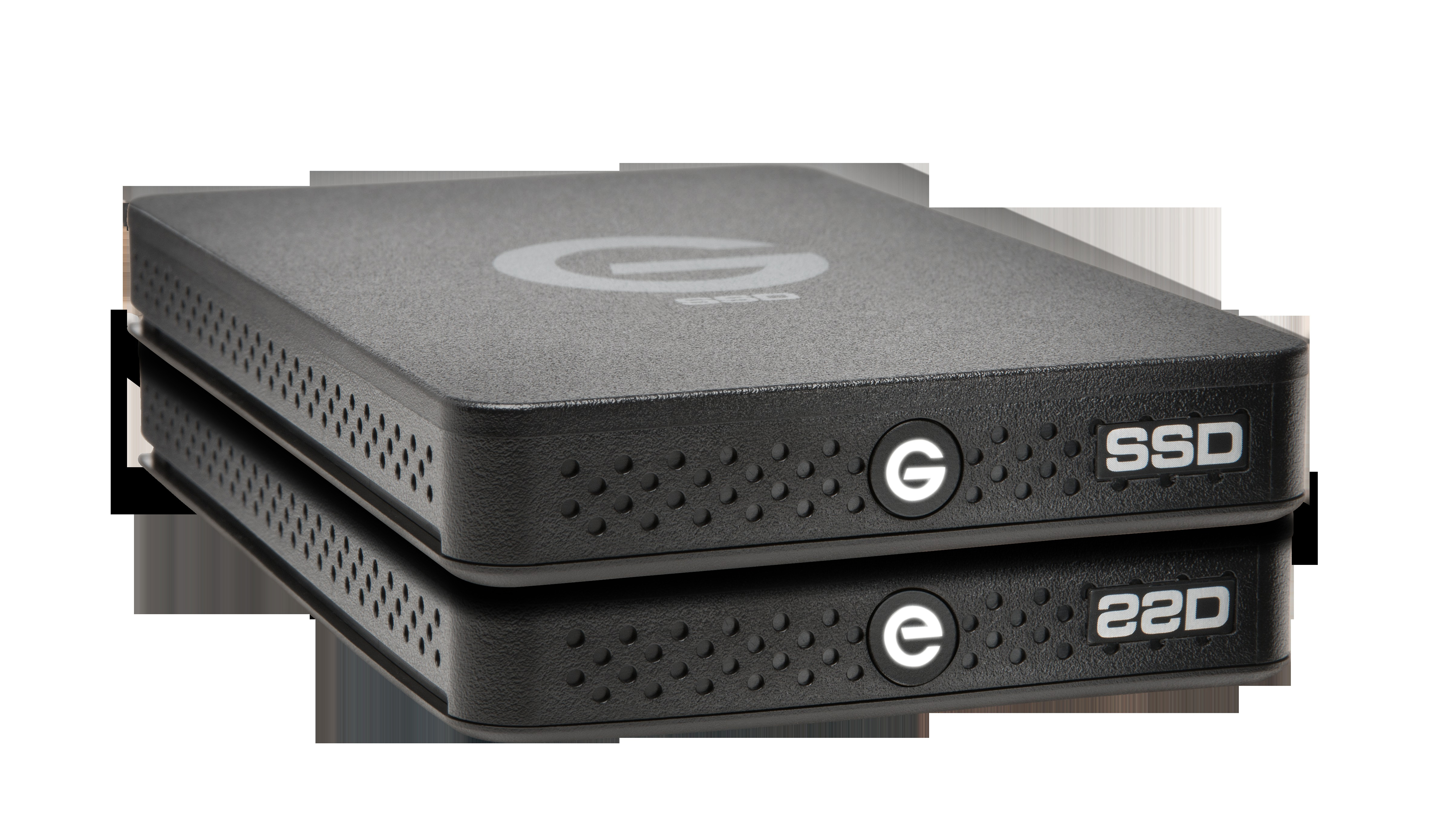 G-TECHNOLOGY G-Drive ev RaW Festplatte, 1 TB SSD, 2,5 Zoll, extern, Schwarz/Blau