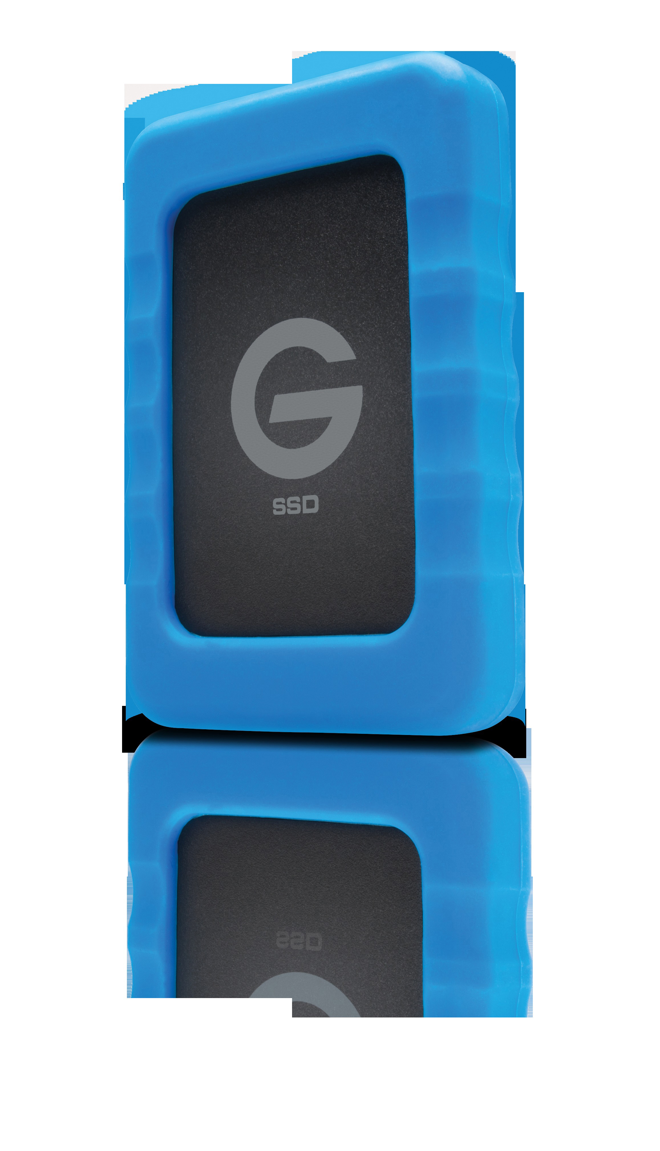 G-TECHNOLOGY G-Drive ev RaW Festplatte, 1 TB SSD, 2,5 Zoll, extern, Schwarz/Blau