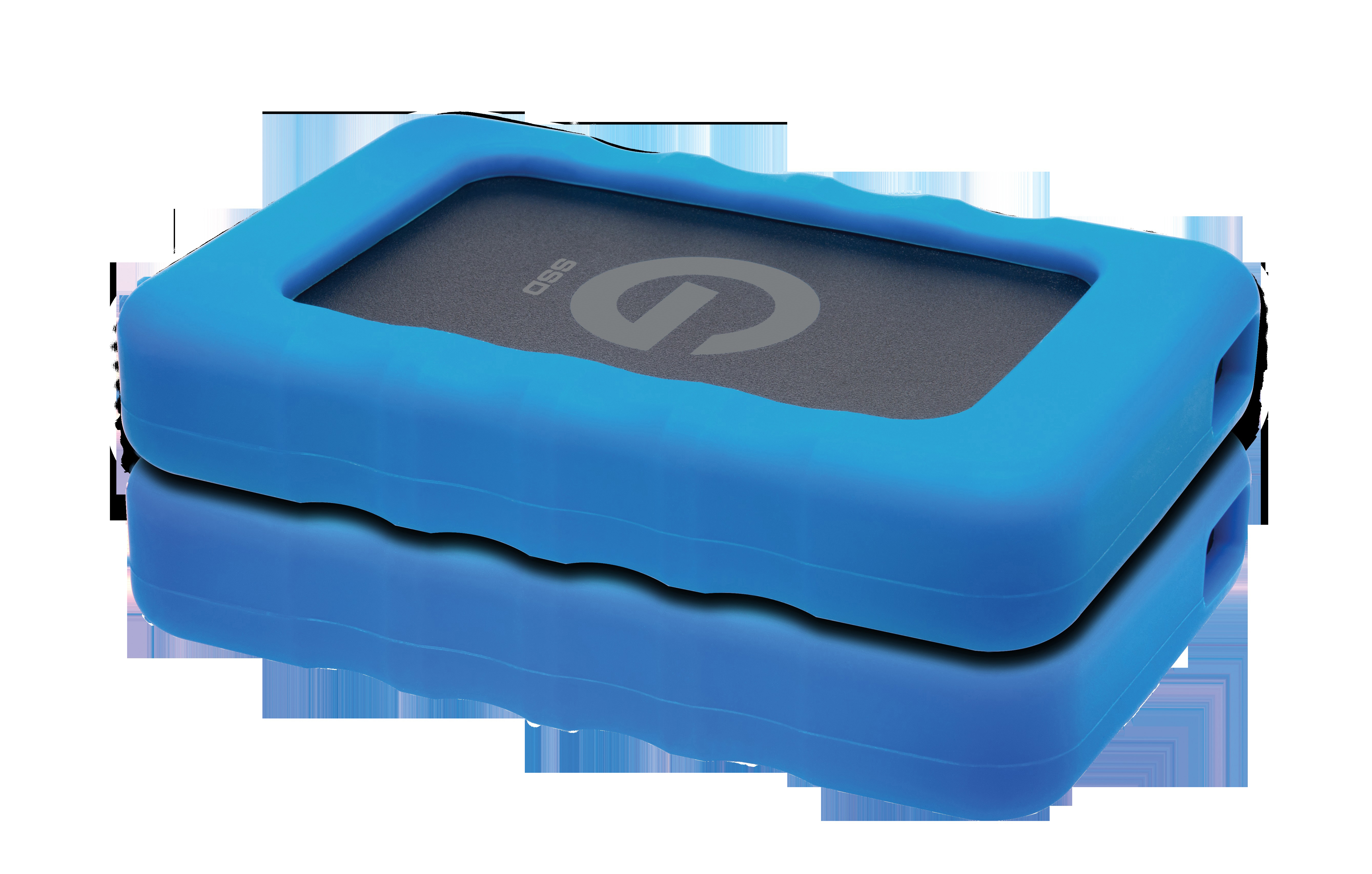 G-TECHNOLOGY G-Drive ev RaW Festplatte, 1 TB SSD, 2,5 Zoll, extern, Schwarz/Blau