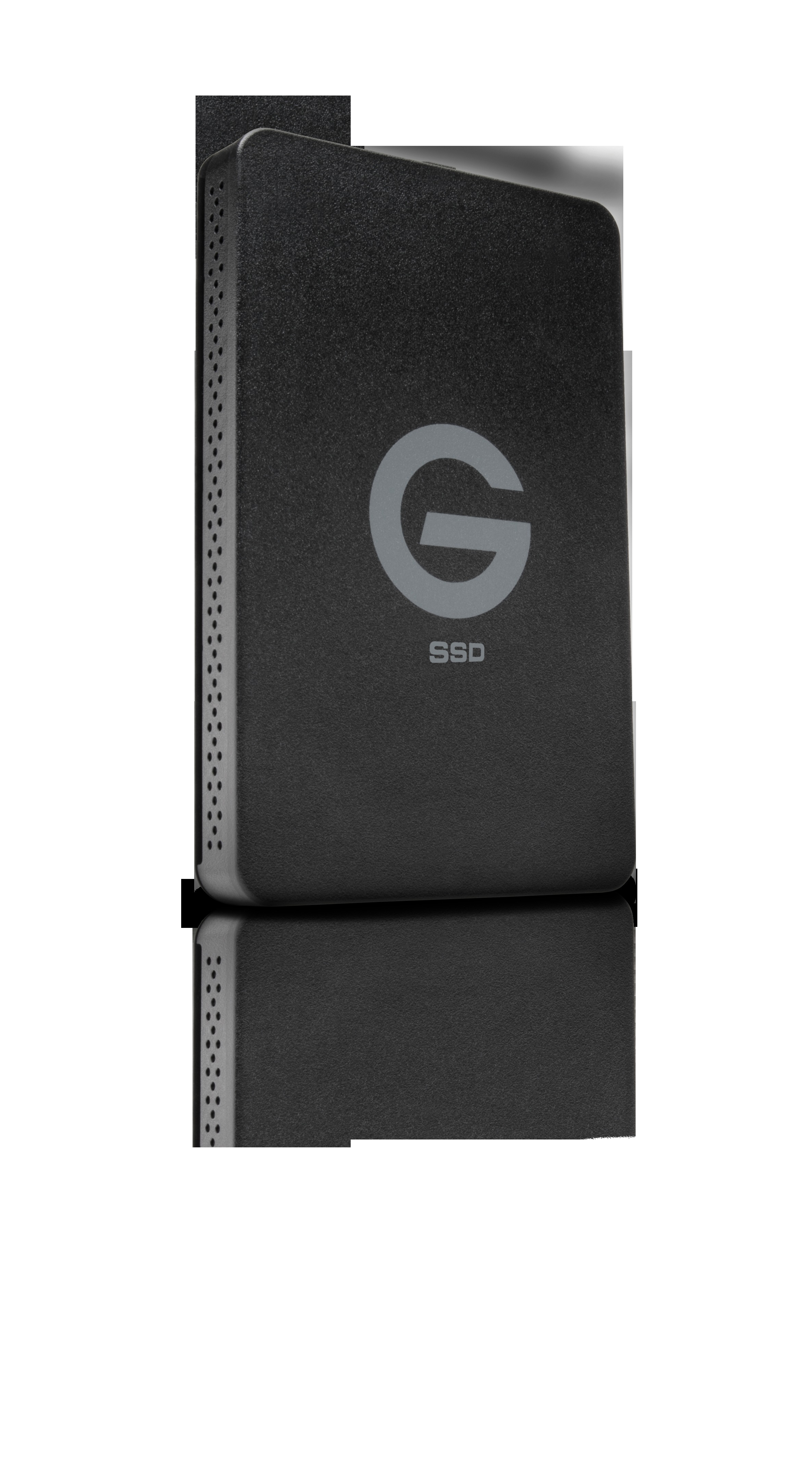 G-TECHNOLOGY G-Drive ev RaW Festplatte, 1 TB SSD, 2,5 Zoll, extern, Schwarz/Blau
