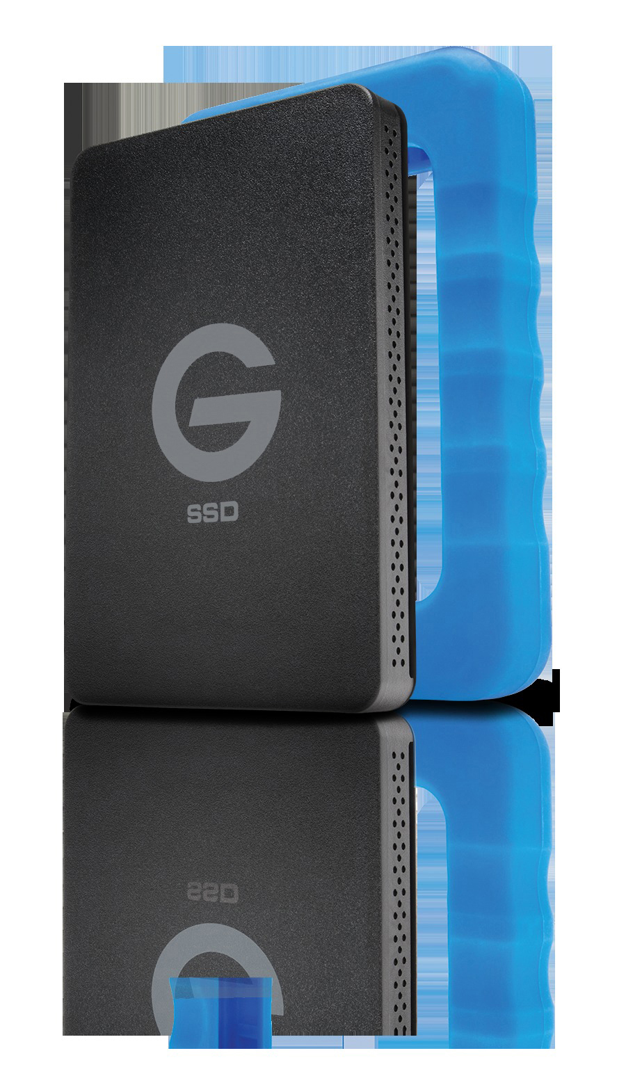 G-TECHNOLOGY Zoll, ev SSD, RaW Festplatte, G-Drive 1 Schwarz/Blau 2,5 TB extern,