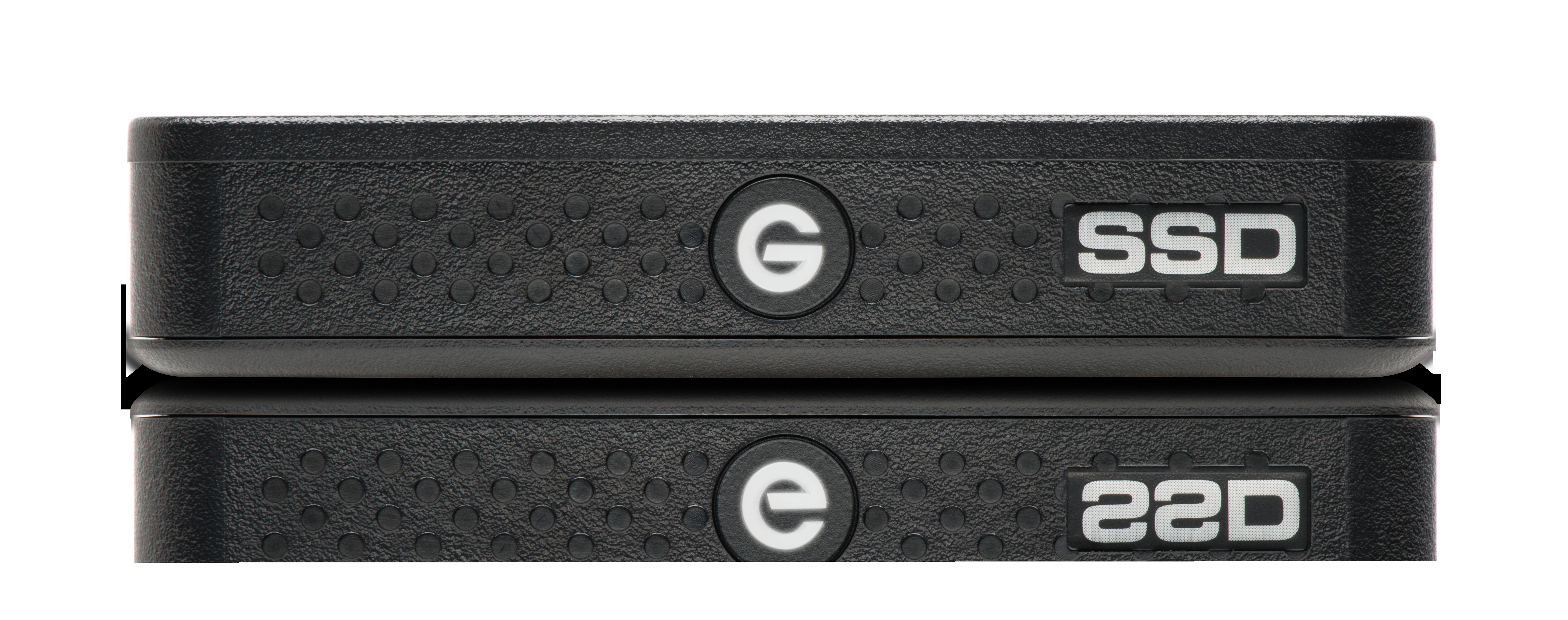 G-TECHNOLOGY G-Drive ev RaW Festplatte, 1 TB SSD, 2,5 Zoll, extern, Schwarz/Blau