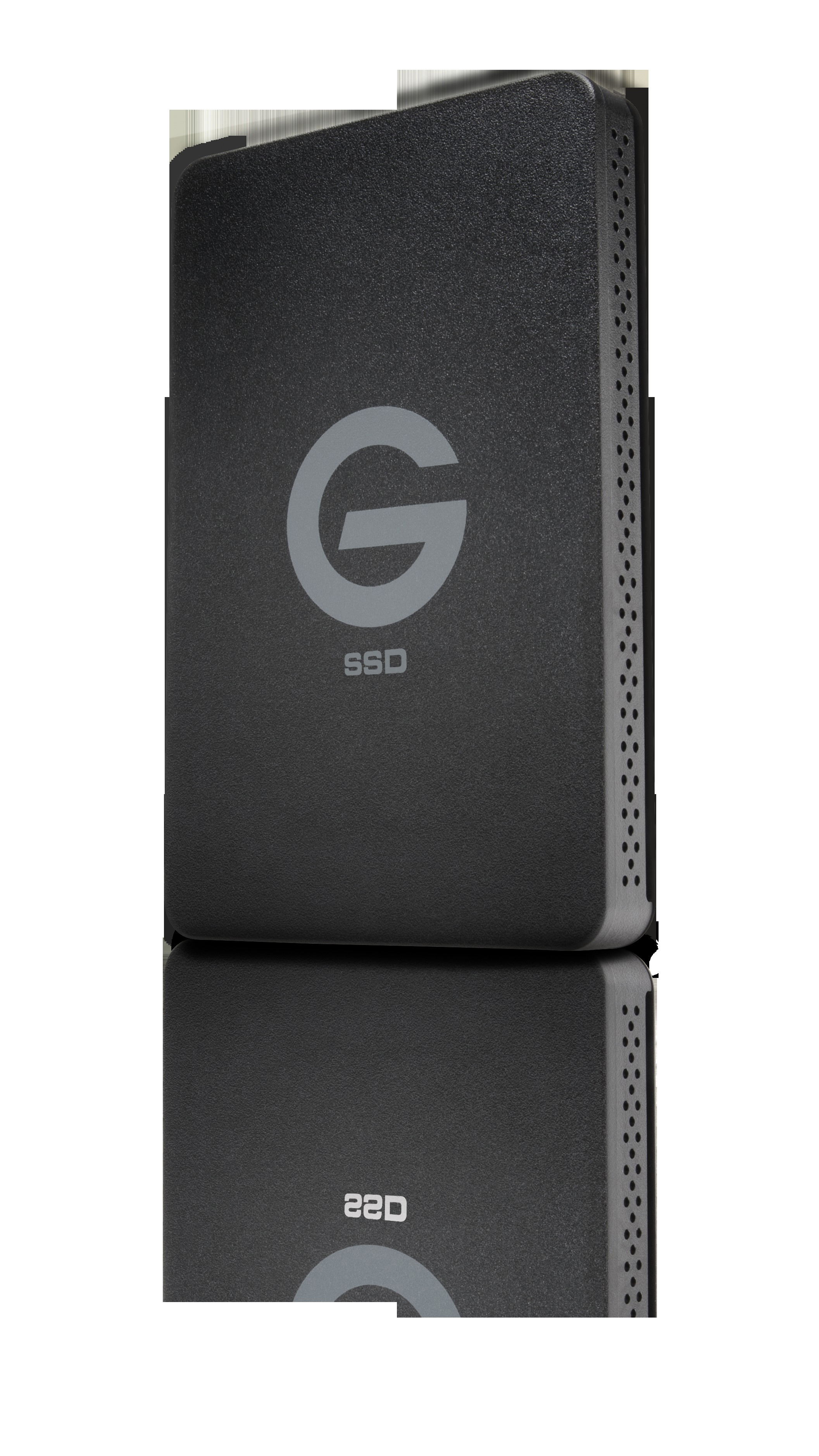 G-TECHNOLOGY G-Drive ev RaW Festplatte, 1 TB SSD, 2,5 Zoll, extern, Schwarz/Blau