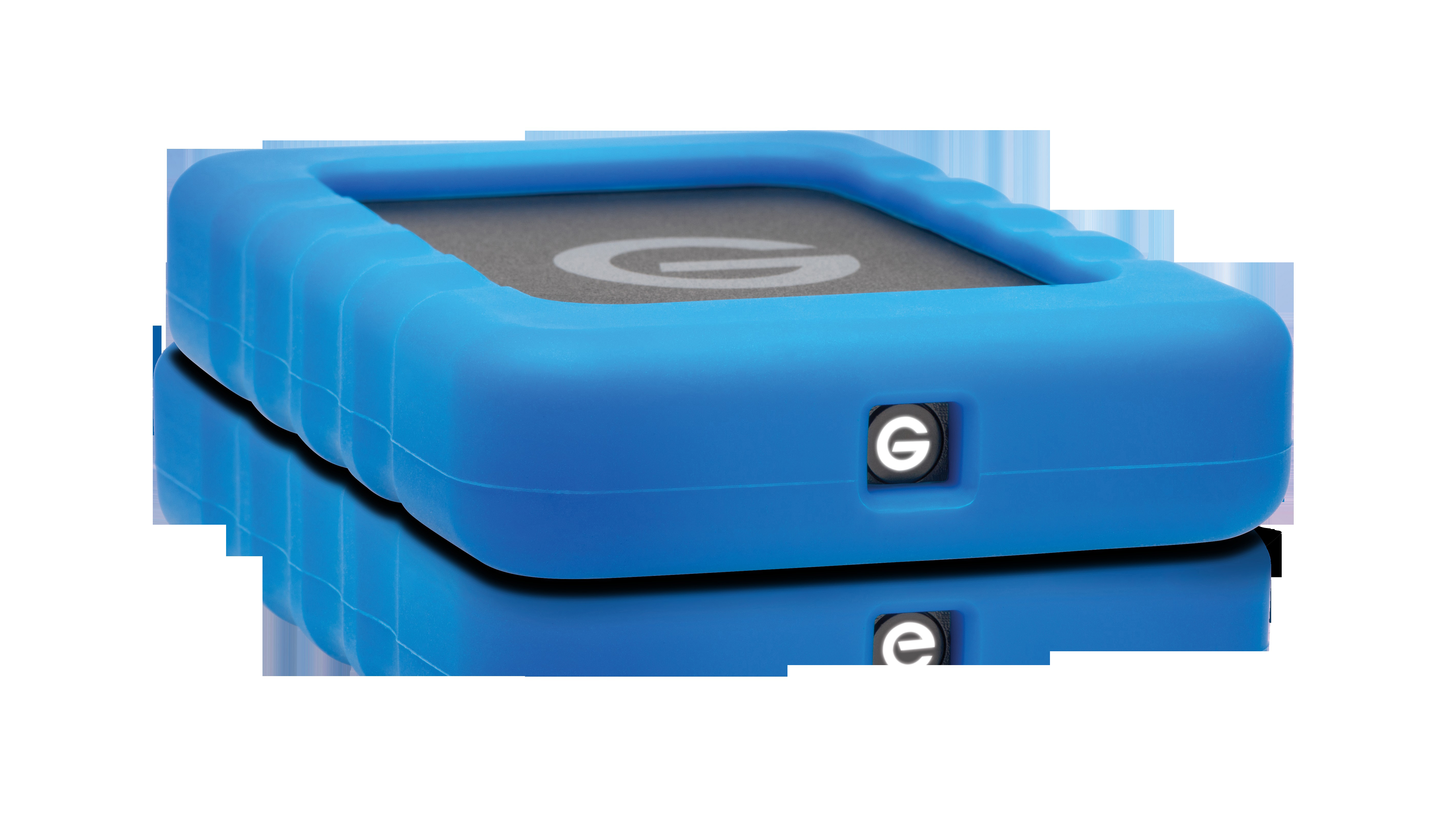 G-TECHNOLOGY G-Drive ev RaW Festplatte, 1 TB SSD, 2,5 Zoll, extern, Schwarz/Blau