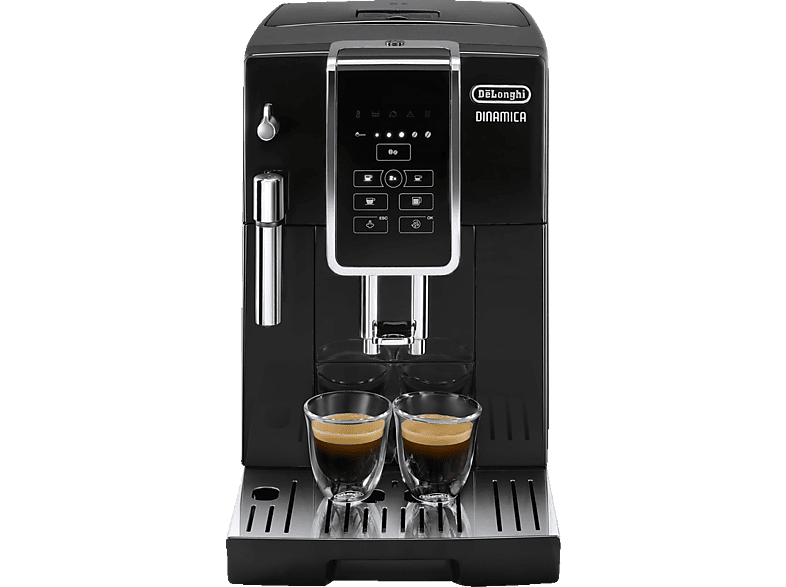 DELONGHI Dinamica ECAM350.15.B - 5 Kaffeespezialitäten Kaffeevollautomat Schwarz