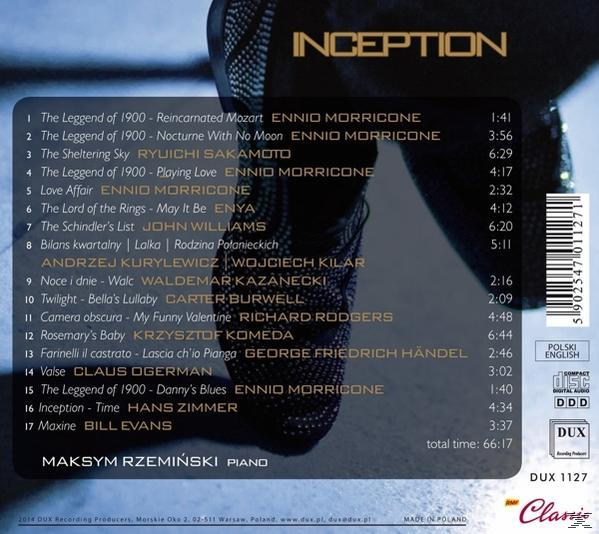 Maksym Rzeminski - Inception  - (CD)