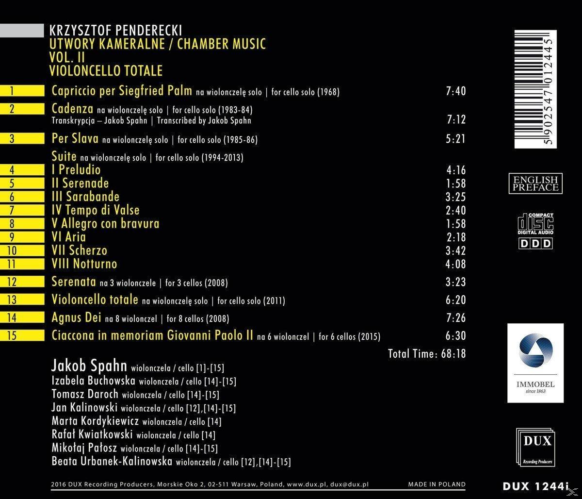 Jakob Spahn, VARIOUS - Kammermusik Vol.2  - (CD)