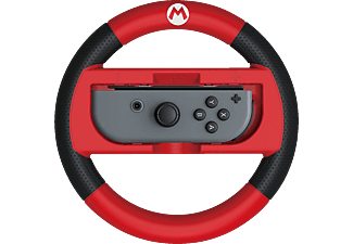 HORI Deluxe Wheel Attachment - Lenkrad für Nintendo Switch (Rot/Schwarz)