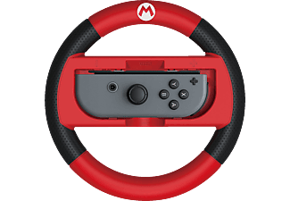 HORI Deluxe Wheel Attachment - Volant pour Nintendo Switch (Rouge/Noir)
