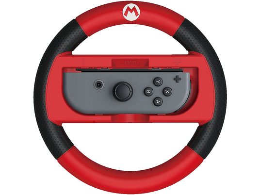 HORI Deluxe Wheel Attachment - Lenkrad für Nintendo Switch (Rot/Schwarz)