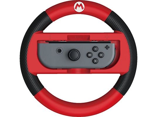 HORI Deluxe Wheel Attachment - Volant pour Nintendo Switch (Rouge/Noir)