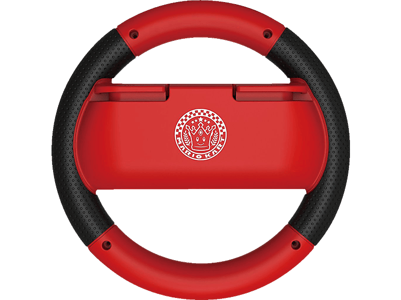 Thumbnail - HORI Deluxe Wheel Attachment (Mario), Lenkrad für Nintendo Switch, Rot/Schwarz